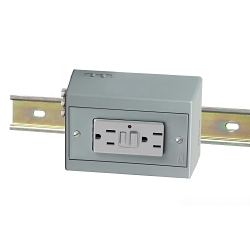 Hubbell DRUBGFI15HCB5 Din Rail Utility Box