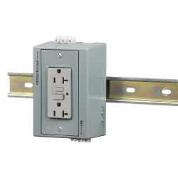 Hubbell DRUBGFI20AC Din Rail Utility Box