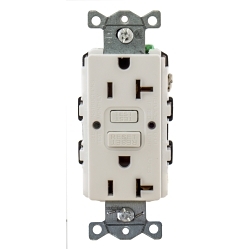 Hubbell GFRST20WU GFCI Receptacle