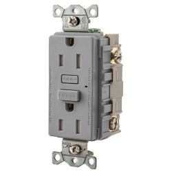 Hubbell GFTW15GY Gfci Receptacle