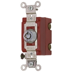 Hubbell HBL1222RKL Locking Switch