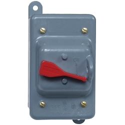 Hubbell HBL13R23 HBL Switched Disconnects and Enclosures, 600 VAC, 30 A, 20 hp, 3 Poles
