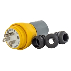 Hubbell HBL14W47A Straight Blade Plug