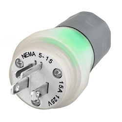 Hubbell HBL14W47AWC Straight Blade Plug