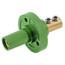 Hubbell HBL15FRGN Single Pole Receptacle