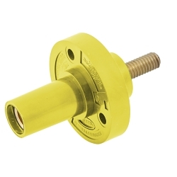 Hubbell HBL15FRSY Single Pole Receptacle