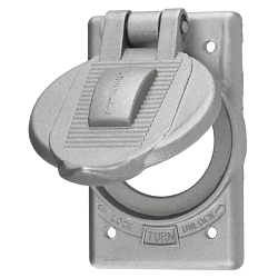 Hubbell HBL20405 Weatherproof Lift Cover