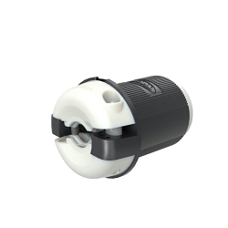 Hubbell HBL2311ST Twist-Lock 2-Pole 3-Wire Grounding Plug