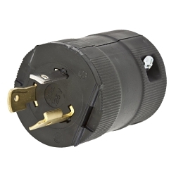 Hubbell HBL2311VBK Locking Plug