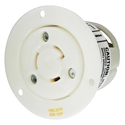 Hubbell HBL2316 Locking Receptacle