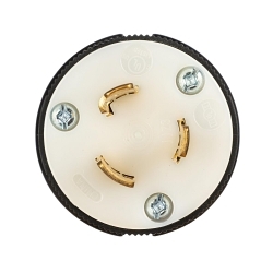 Hubbell HBL2321ST Twist-Lock 2-Pole 3-Wire Grounding Plug