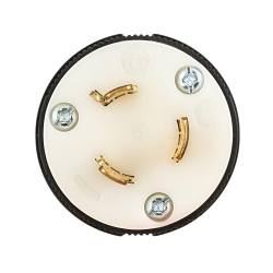 Hubbell HBL2341ST Twist-Lock 2-Pole 3-Wire Grounding Plug