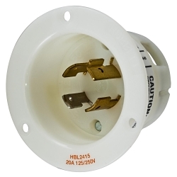 Hubbell HBL2415 Locking Flanged Inlet
