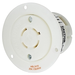 Hubbell HBL2416 Locking Receptacle