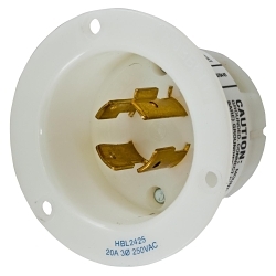 Hubbell HBL2425 Locking Flanged Inlet
