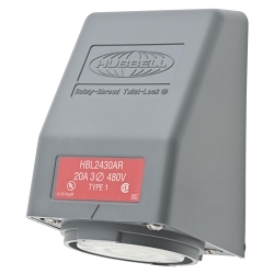 Hubbell HBL2430AR Locking Receptacle