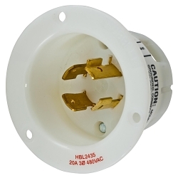 Hubbell HBL2435 Flanged Inlet