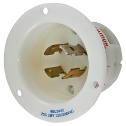 Hubbell HBL2445 Flanged Inlet
