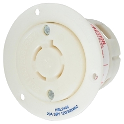 Hubbell HBL2446 Flanged Receptacle