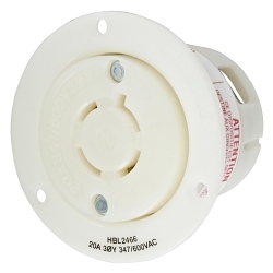 Hubbell HBL2466 Locking Receptacle