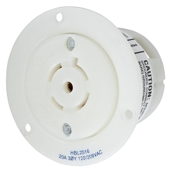 Hubbell HBL2516 Locking Receptacle