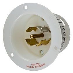 Hubbell HBL2525 Flanged Inlet