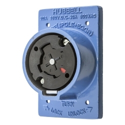 Hubbell HBL25403 Locking Receptacle