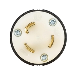 Hubbell HBL2611ST Twist-Lock 2-Pole 3-Wire Grounding Plug