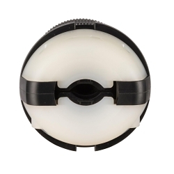 Hubbell hbl2613st Locking Device, 125 V, 30 A, 2 Poles, 3 Wires, Black/White