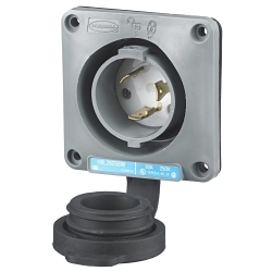 Hubbell HBL2625SW Locking Flanged Inlet