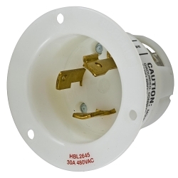 Hubbell HBL2645 Flanged Inlet
