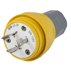 Hubbell HBL26W47 Locking Plug