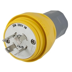 Hubbell HBL26W75 Locking Plug