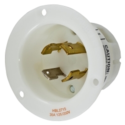 Hubbell HBL2715 Locking Flanged Inlet