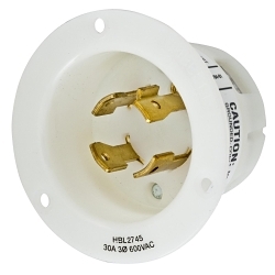 Hubbell HBL2745 Locking Flanged Inlet