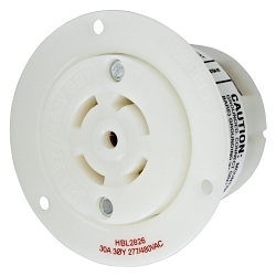 Hubbell HBL2826 Locking Receptacle