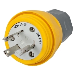 Hubbell HBL28W47 Locking Plug
