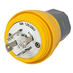 Hubbell HBL28W74 Locking Plug