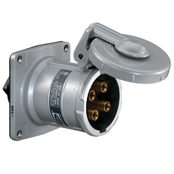 Hubbell HBL3200RS2WR Pin and Sleeve Receptacle