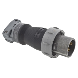 Hubbell HBL330PS2W Insulgrip Pin And Sleeve Plug