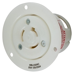 Hubbell HBL3326C Locking Receptacle