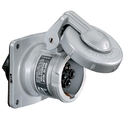 Hubbell HBL360RS1W Pin and Sleeve Receptacle
