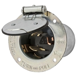 Hubbell HBL3767 Locking Flanged Inlet