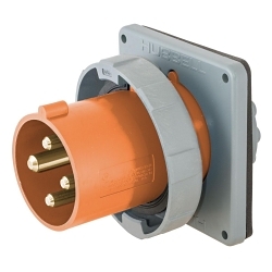 Hubbell HBL420B12W Pin and Sleeve Inlet