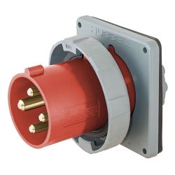 Hubbell HBL4100B7W Pin and Sleeve Inlet