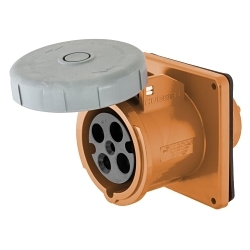 Hubbell HBL4100R12W Pin and Sleeve Receptacle