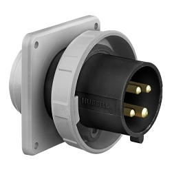 Hubbell HBL420B5W Pin and Sleeve Inlet