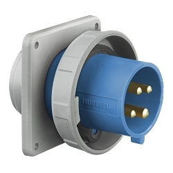 Hubbell HBL430B9W Flanged Inlet