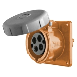 Hubbell HBL430R12W Pin and Sleeve Receptacle