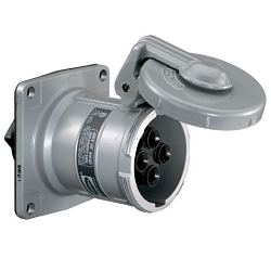 Hubbell HBL460RS1W Pin and Sleeve Receptacle
